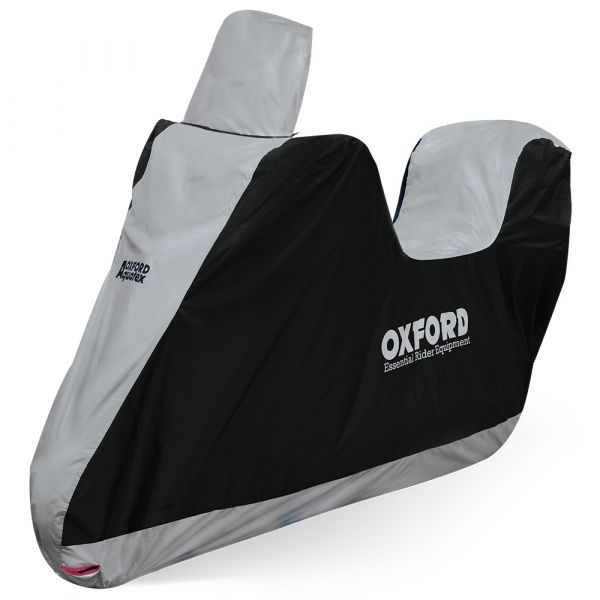 Motorcycle Covers Oxford Cover Moto Scooter Aquatex Black-Gray S CV217