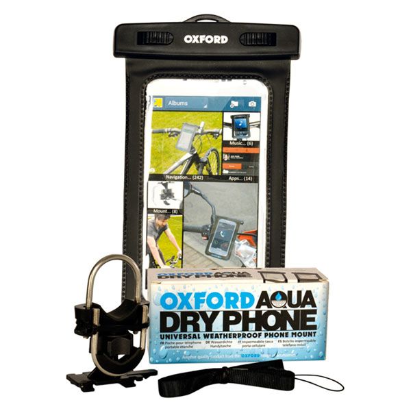 Handlebar Mounts Phone/GPS Oxford Phone holder AQUA DRY PHONE