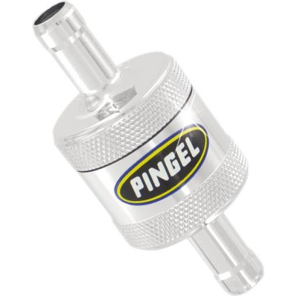  Pingel INLINE SS FUEL FILTER CHROME 3/8 IN 3/8 OUT
