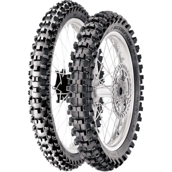 MX Enduro Tires Pirelli Moto Tire Scorpion Xc Mid Soft SCXCSO 80/100-21 51R NHS