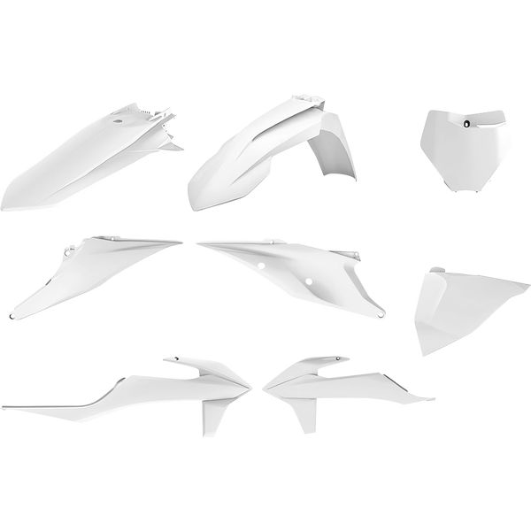  Polisport Kit Plastice KTM EXC/EXC-F/200/250/300 White 90913