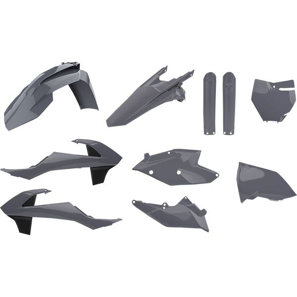 Plastics MX-Enduro Polisport Plastic Body Kit KTM EXC/EXC-F/XC-W/250/250 Gray 90825