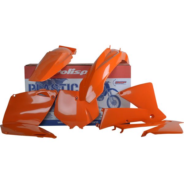 Plastice MX-Enduro Polisport Kit Plastice KTM EXC/SX/125/200/300 Orange 90100