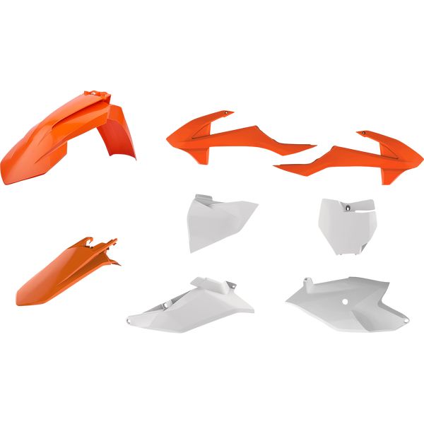 Plastice MX-Enduro Polisport Kit Plastice KTM SX/85 Orange/White 90760