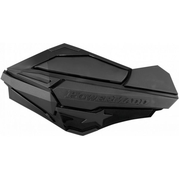 PowerMadd-Cobra Handguard ATV Black/black-34410 Aluminiu /Plastic