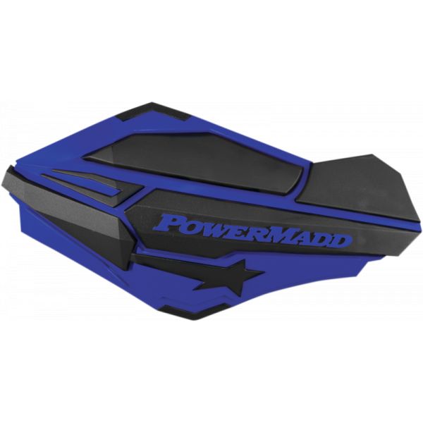  PowerMadd-Cobra ATV Handguards Blue/black-34404 Aluminium /Plastic