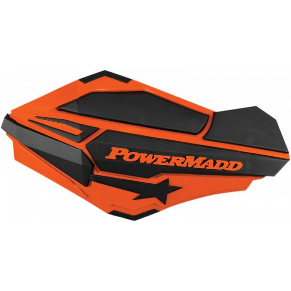  PowerMadd-Cobra ATV Handguards Orange/Black-34405 Aluminium /Plastic