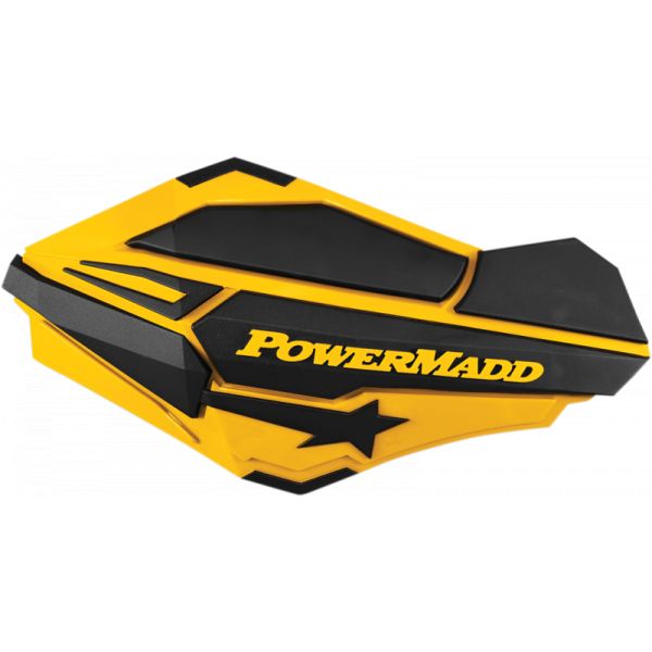  PowerMadd-Cobra ATV Handguards Yellow/Black S-d-34401 Aluminium /Plastic