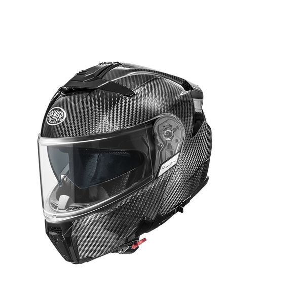  Premier Helmets Casca Moto Flip-Up Legacy Carbon Glossy Black 2024