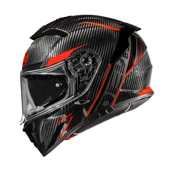  Premier Helmets Casca Moto Full-Face Devil CARB ST2 Glossy Black/Red 2024