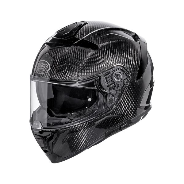 Full face helmets Premier Helmets Full-Face Moto-Helmet Devil CARBON Glossy Black 2024