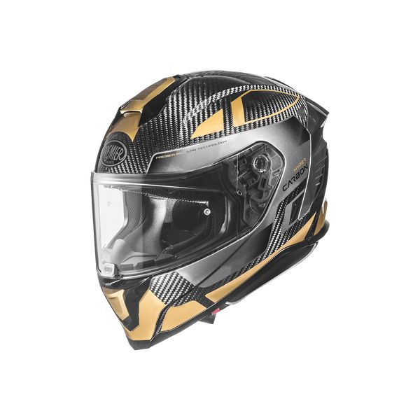 Full face helmets Premier Helmets Full-Face Moto-Helmet Hyper CARB TK19 Glossy Black/Gold/Gray 2024