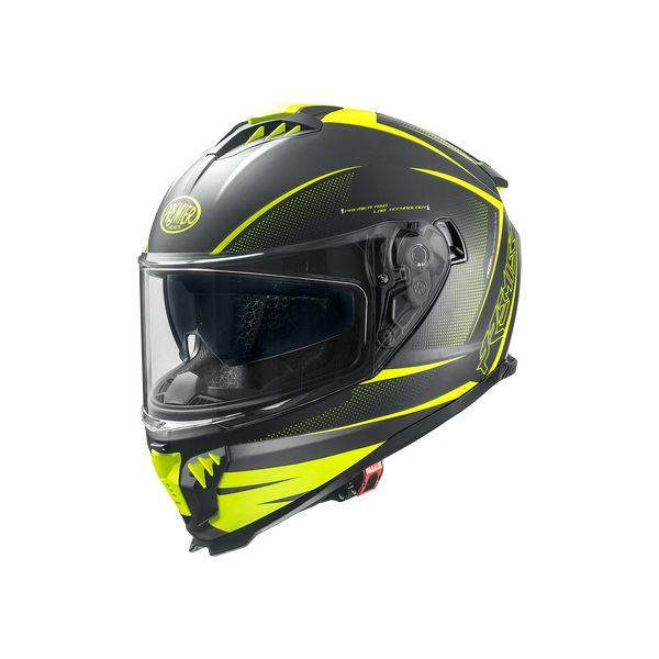 Full face helmets Premier Helmets Full-Face Moto-Helmet Typhoon FR Y9BM Matt Black/Yellow 2024