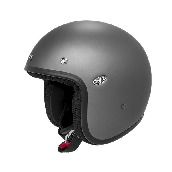 Jet helmets Premier Helmets Open-Face/Jet Moto Helmet Vintage CS U17BM Matt Gray 2024