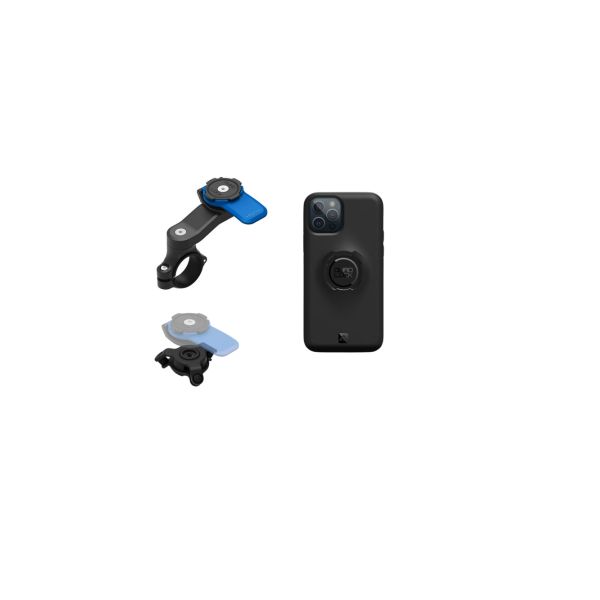  Quad Lock Kit Suport Telefon Montaj Ghidon + Amortizor Vibratii + Carcasa Telefon Apple Clasic