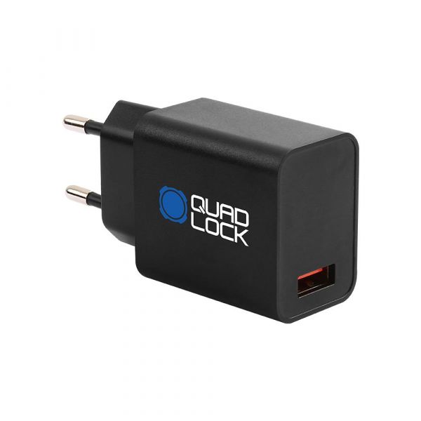 Handlebar Mounts Phone/GPS Quad Lock 18W Power Adaptor EU Standard (Type C) QLA-PWB-EU