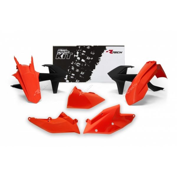  Racetech Plastics Kit KTM EXC 2017-2019 OEM Orange Black