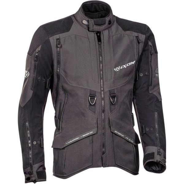 Textile jackets Ixon Textile Moto Jacket Adventure Ragnar MS Black/Anthracit 24