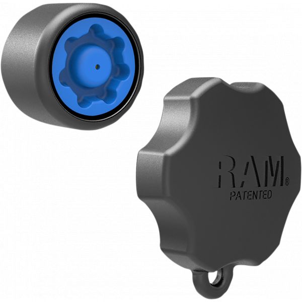 Handlebar Mounts Phone/GPS Ram Mounts Knob Pin-lock 1 Ball - Rap-s-knob3