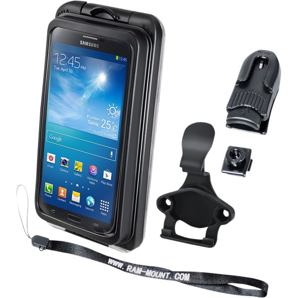  Ram Mounts Suport Dispozitiv Aqua Box Pro 20 Iphone 3/4/5 Case And Clip Transparent Composite Black - Ram-holaq7-2cou