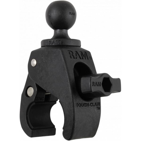 Handlebar Mounts Phone/GPS Ram Mounts Tough-claw Mounting Base Steel Black - Rap-b-400u