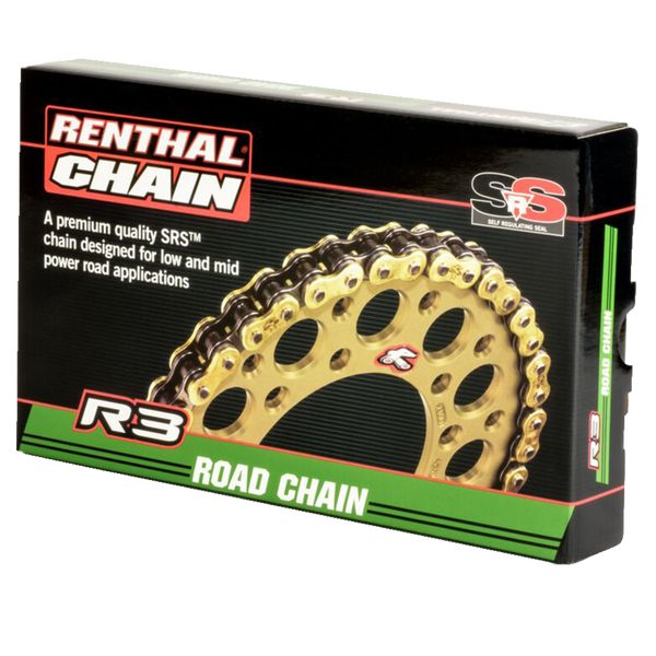  Renthal X-Ring Chain R3-3 SRS 520-120 Gold - C431