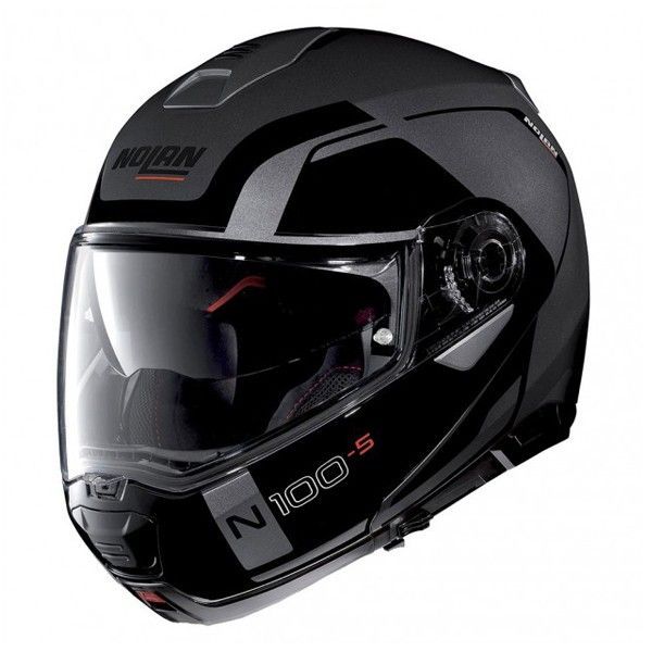 Flip up helmets Nolan Flip-Up N 100-5 Consistency N-Com Lava Grey Helmet