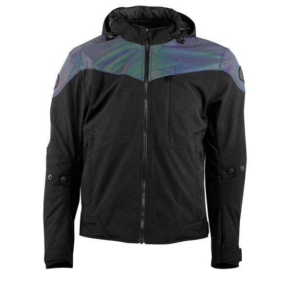 Textile jackets Rusty Stitches Geaca Moto Textila William Black/Reflection 2024
