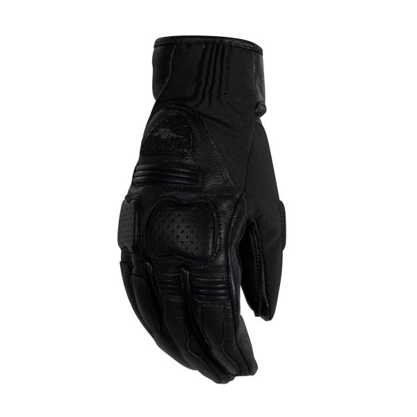 Gloves Womens Rusty Stitches Lady Leather Moto Gloves Christine Black
