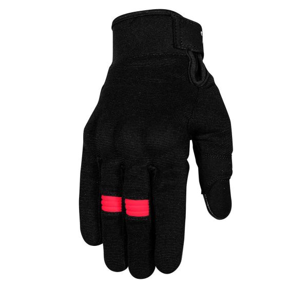 Gloves Racing Rusty Stitches Textile Moto Gloves Clyde V2 Black/Red