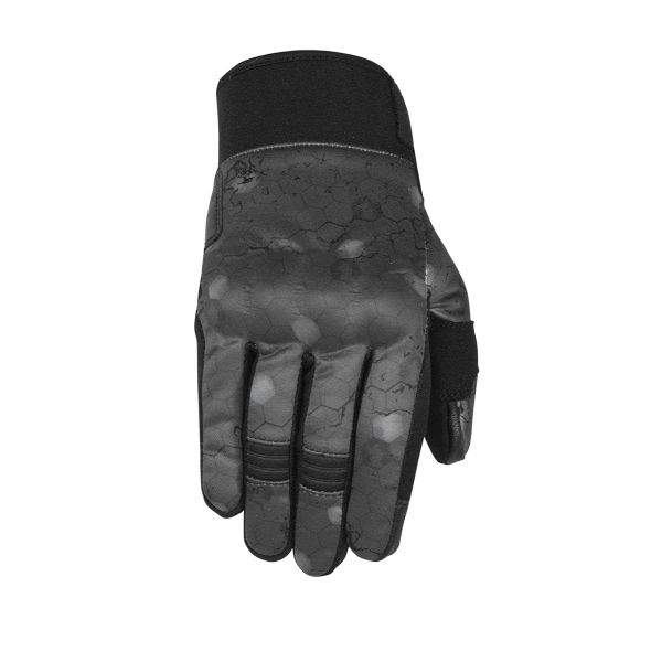 Rusty Stitches Textile Moto Gloves Clyde V2 Hex Grey 24