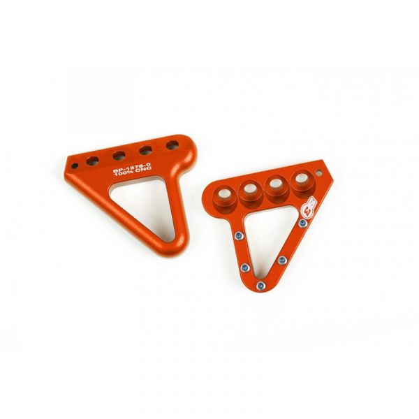 MX/Enduro Brake Pedals S3 Rear brake step plate XXL /TPI KTM / Husky / Gas Gas 2020-21 Orange