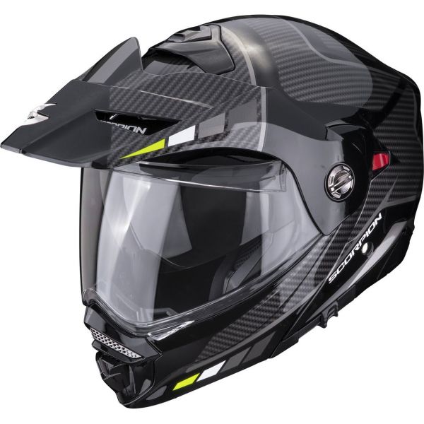 Touring helmets Scorpion Exo Flip-UP/Touring/Adventure Moto HelmetADX-S Camino Black Matt/Yellow 2023