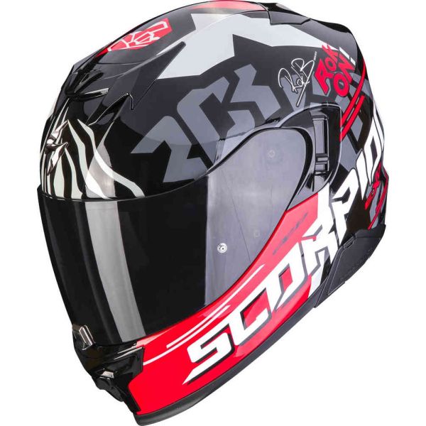 Full face helmets Scorpion Exo Full-Face Helmet 520 Evo Air Rok Bagoros Negru/Rosu