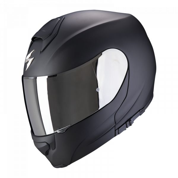 Flip up helmets Scorpion Exo Moto Flip-Up Exo-3000 Air Solid Helmet Matt Black