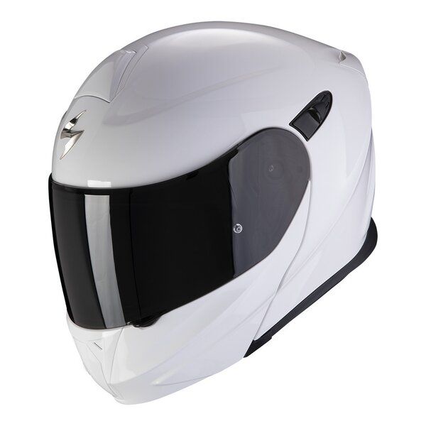 Casti Moto Flip-up (Modulabile) Scorpion Exo Casca Moto Flip-Up Exo-920 Evo Solid White