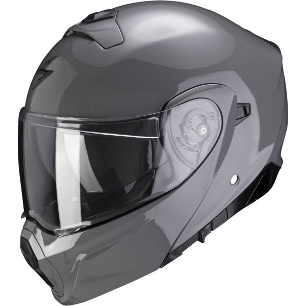  Scorpion Exo Moto Helmet Flip-Up Exo-930 Solid Cement Grey 2021
