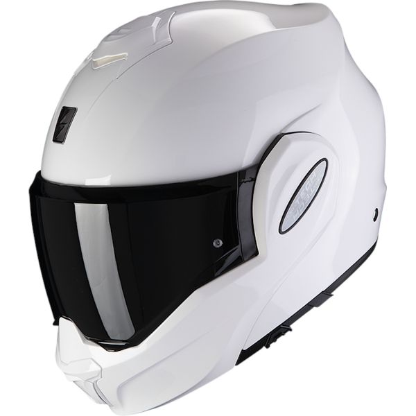 Flip up helmets Scorpion Exo Flip-Up Moto Helmet Exo Tech Evo Solid White 24