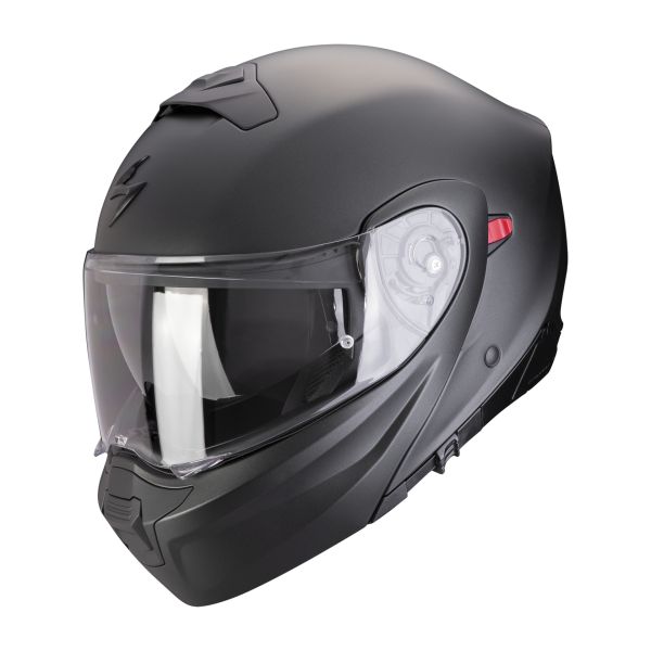 Flip up helmets Scorpion Exo Flip-Up Helmet Scorpion Exo 930 Evo Solid Negru Mat Perlat