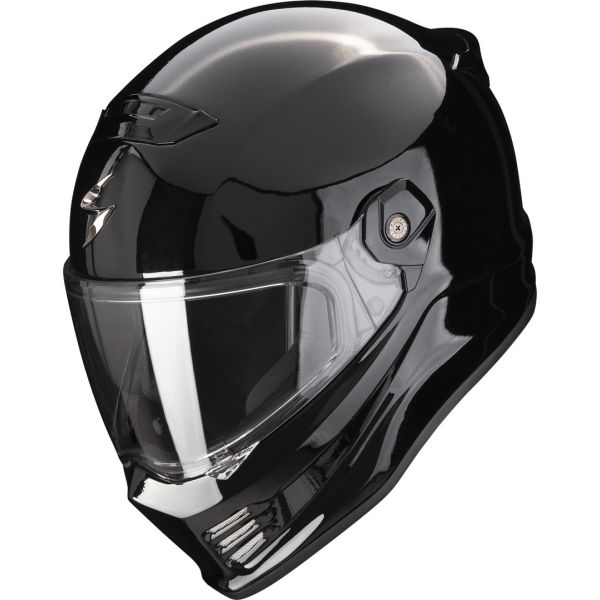 Full face helmets Scorpion Exo Full-Face Moto Helmet Covert FX Solid Black 24
