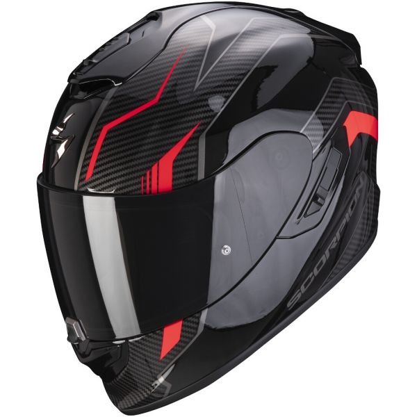  Scorpion Exo Casca Moto Full-Face Exo 1400 Air Fortuna Black/Red