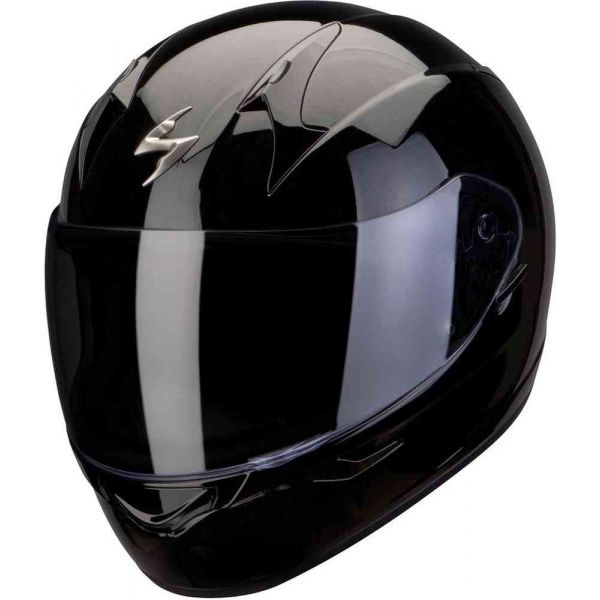  Scorpion Exo Casca Moto Full-Face Exo 390 Solid Glossy Black