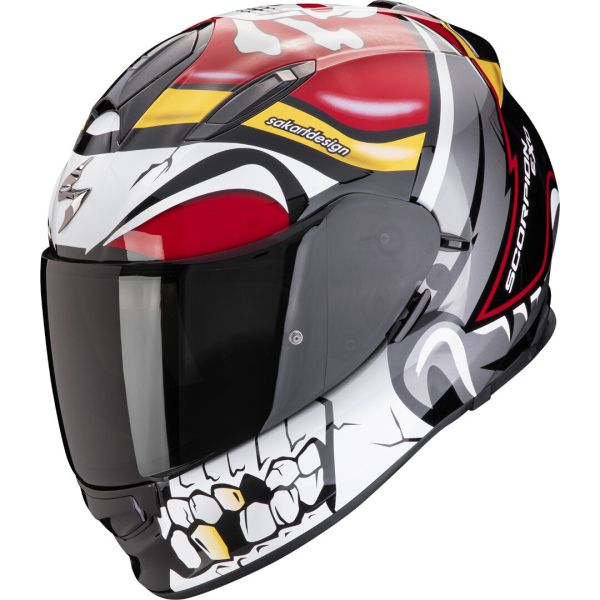 Full face helmets Scorpion Exo Full-Face Moto Helmet EXO 491 Pirate Red 24