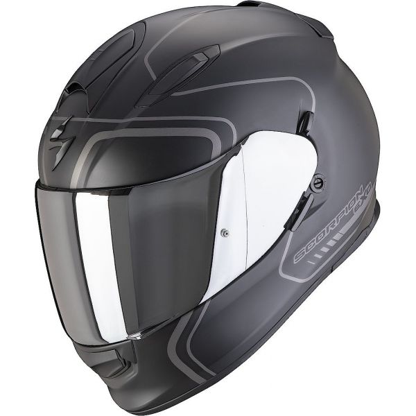 Full face helmets Scorpion Exo Moto Full-Face Helmet Exo-491 West Matt Black/Silver 2022