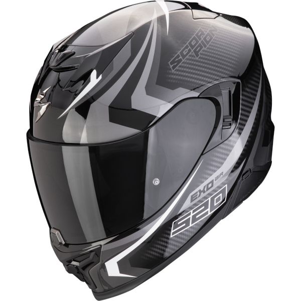 Full face helmets Scorpion Exo Full-Face Moto Helmet EXO 520 Evo Air Terra Black/Silver/White 24