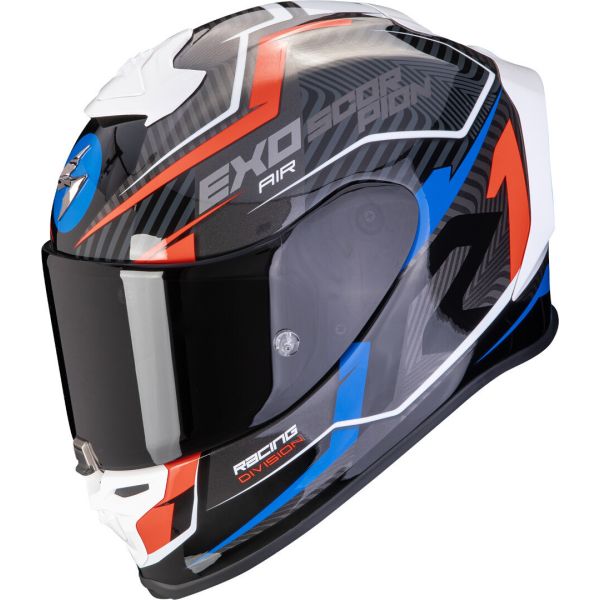 Full face helmets Scorpion Exo Full-Face Moto Helmet EXO R1 Evo Air Coup Black/Red/Blue 24