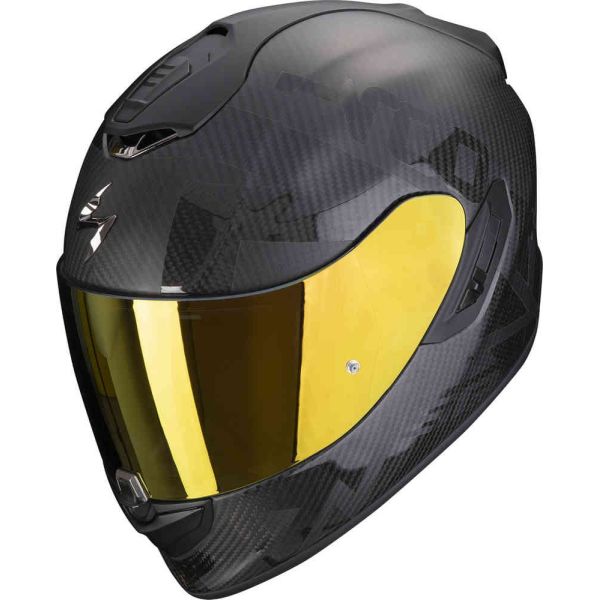  Scorpion Exo Casca Moto Full-Face/Integrala 1400 Evo Carbon Air Cerebro Negru
