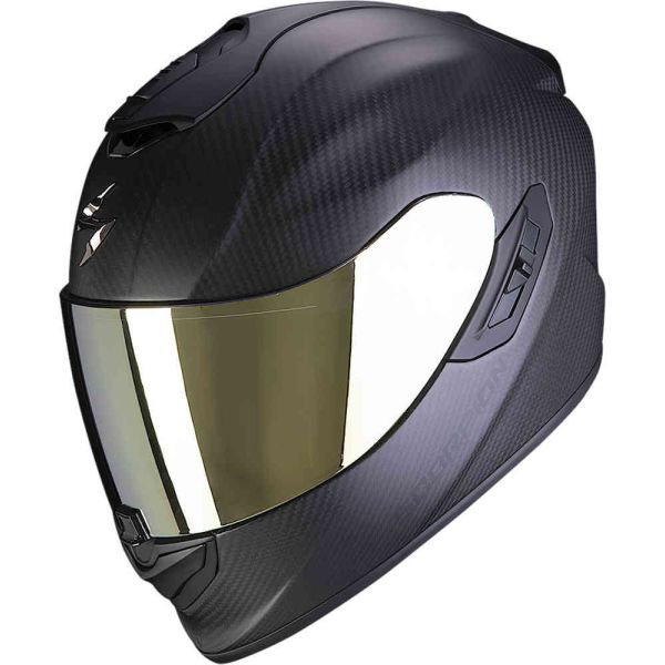  Scorpion Exo Casca Moto Full-Face/Integrala 1400 Evo Carbon Air Solid Negru Mat