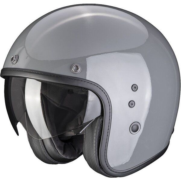 Jet helmets Scorpion Exo Moto Helmet Open-Face Belfast Evo Uni Gri Ciment