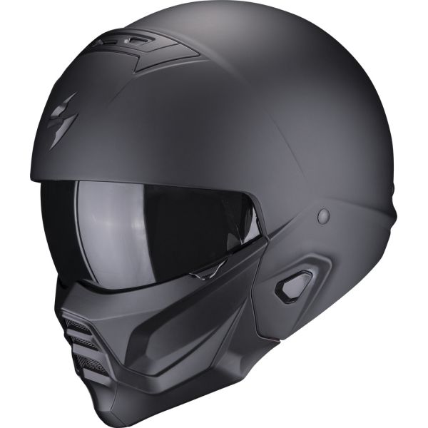 Casti Moto Jet (Open Face) Scorpion Exo Casca Moto Open Face/Jet Exo Combat 2 Graphite Black Matt 24